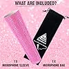 RhymKawa B58A Mic Sleeve Fit for Wired Microphone SM58, BETA58 Handle Cover Replacement, Rhinestones Shining on Tours & TV Shows (Mic Not Included) #4