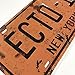ECTO 1 License Plate Memorabilia, Embossed Replica, Movie Prop Metal Stamped Vanity Number Tag, 12x6 inch (ECTO-1)