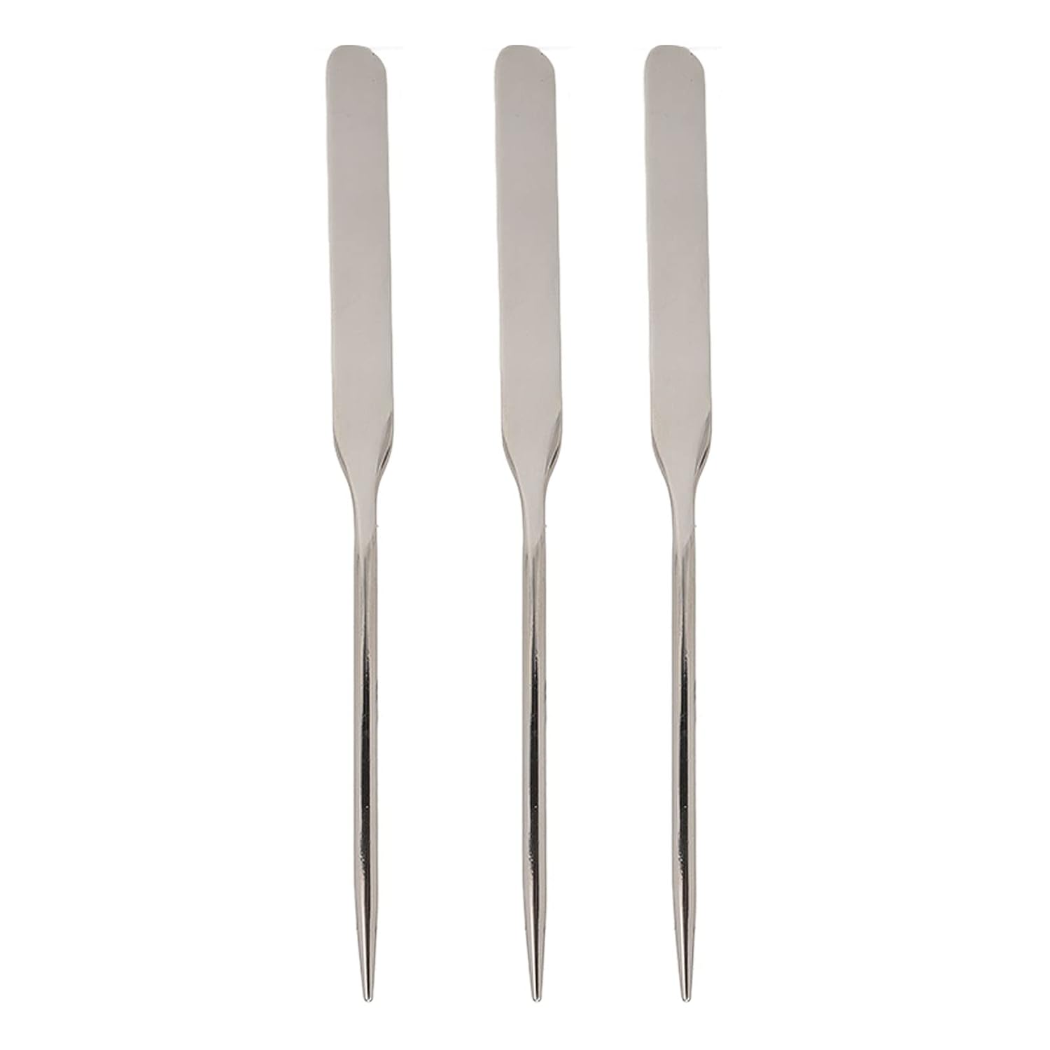 Nail Art Stirring Rod Spatula tool for Home Salon Professional Art Stirring Rod, 3Pcs Stainless Steel Cosmetic Mixing Makeup Spatula Nail Brushes Nail Art tools for Jewelry Making DIY