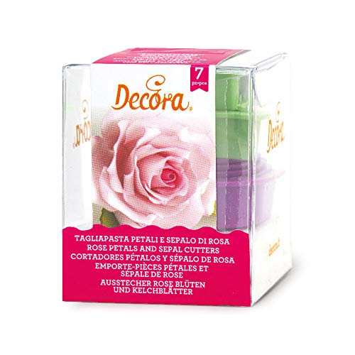 Decora Cutters Rose Kit, Purple, 8.5 x 8.5 x 5 cm