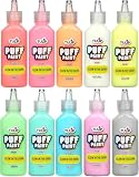 TULIP Puff Paint, Glow-in-the-Dark Fabric Paint, 0.75 oz, 10 Pack