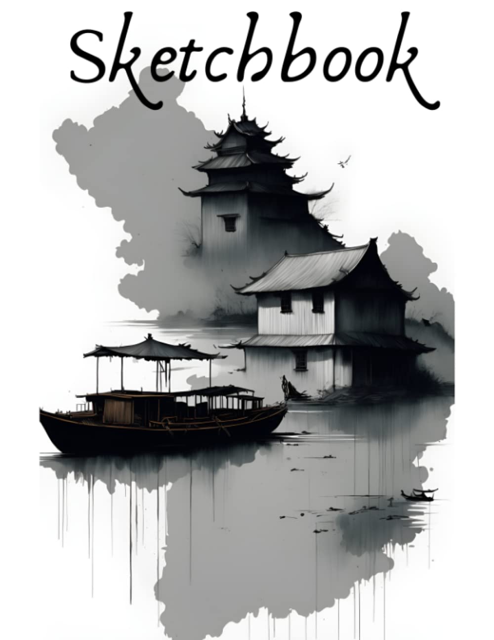 Independently published Zen Sketchbook Japanese Cover for Mindful Artists.: Draw, Doodle, Sketch and Meditate in Style 120 Sheets