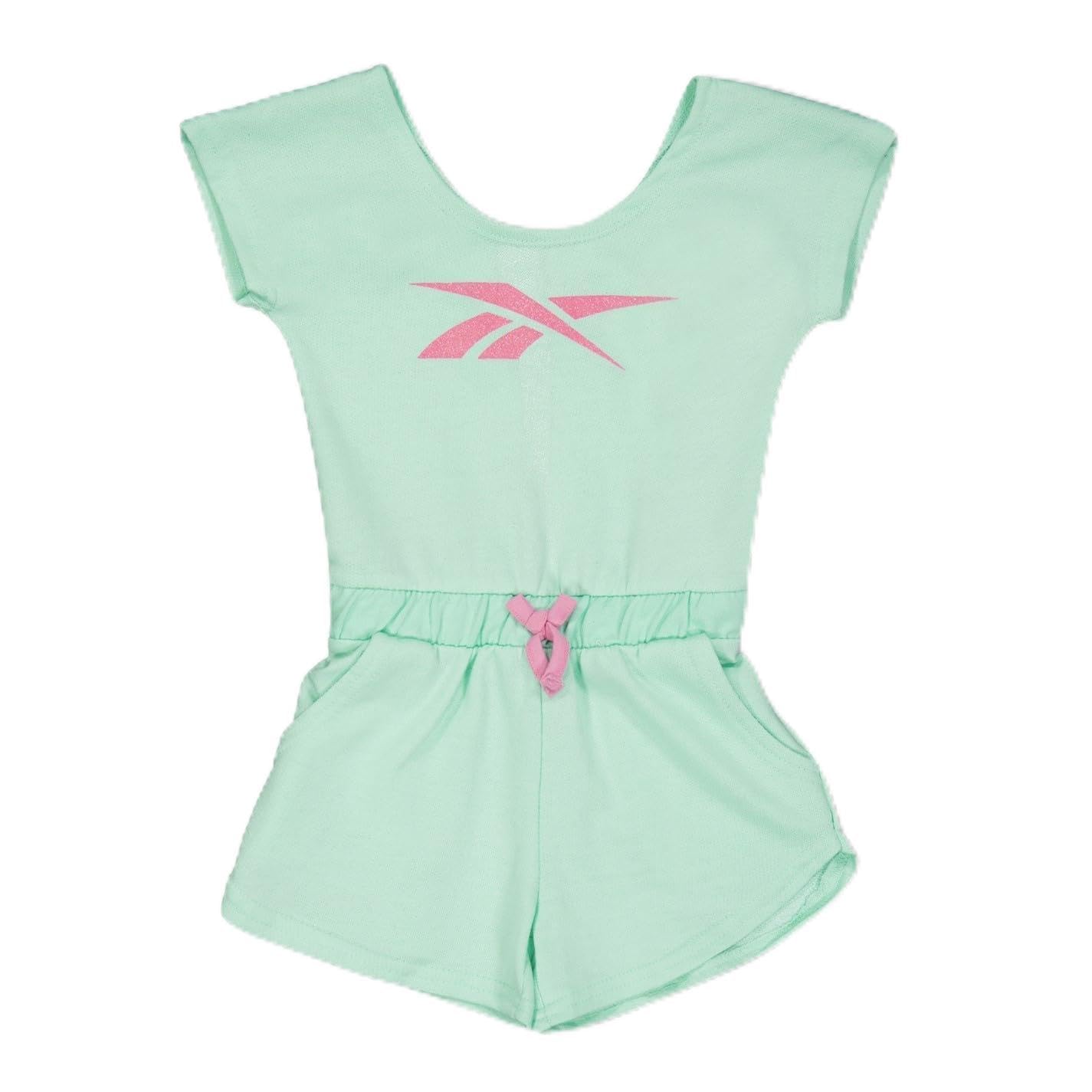 Reebok Women's Terry Playsuit - Beach Glass - 12-18 Mnth