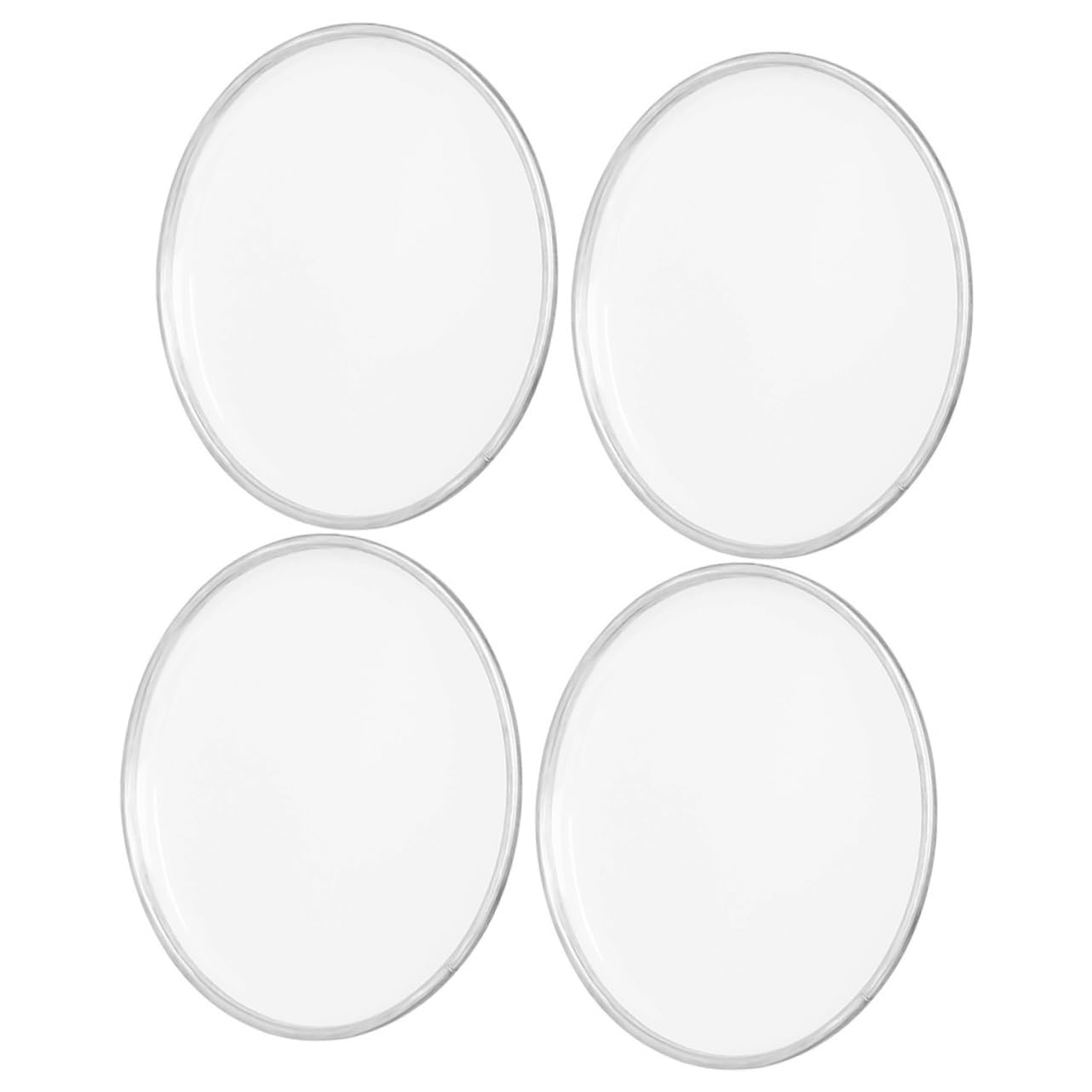 Abaodam 4pcs Jazz Drum Replacement Transparent Percussion Drum Heads Durable Instrument Skin for Enhanced Sound Quality for Beginners and Professionals