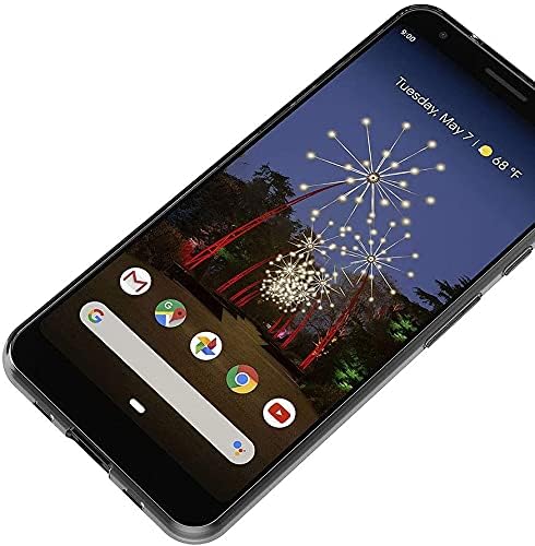 Case for Google Pixel 3a XL (6.8 inch) Soft TPU Rubber Gel Bumper Transparent Back Cover