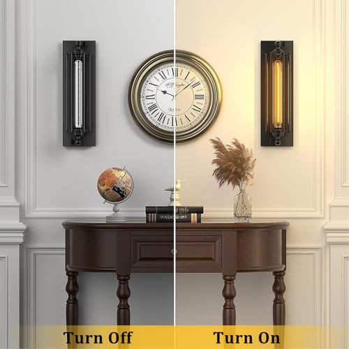 Licperron KI-DWEY-JU2P Sconces Wall Lighting, Industrial Black Wall Sconces Antique Light Fixtures thumb #2