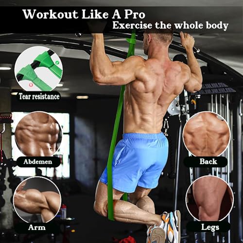 Exercise Bands Resistance Bands Set Pull Up Assist Bands Gym Workout Bands Elastic Fitness Bands Heavy Resistance Bands Strength Training Bands Pull Up Assistance Resistance Band - Image 5