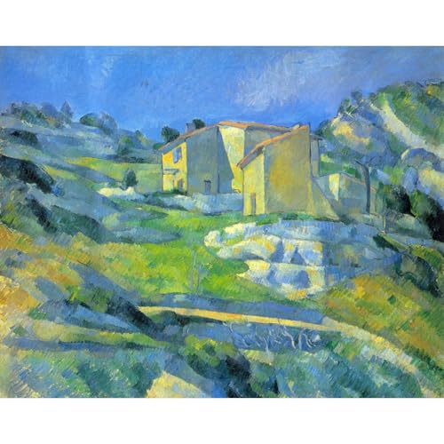 Impression d'art de prestige Cezanne sur toile haut de gamme au format 127 x 101,6 cm