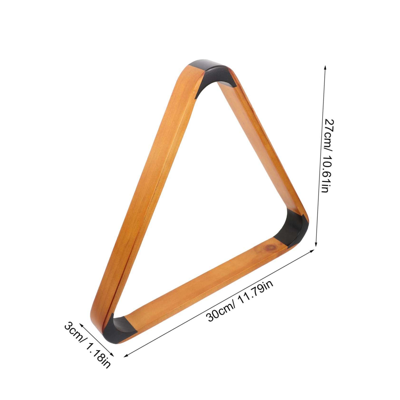 SUPVOX Billiard Accessories Mini Table Pool Ball Rack Triangle Billiard Rack Wooden