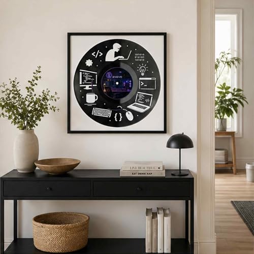 Décoration murale en vinyle pour personnaliser votre bureau d'informaticien - 4