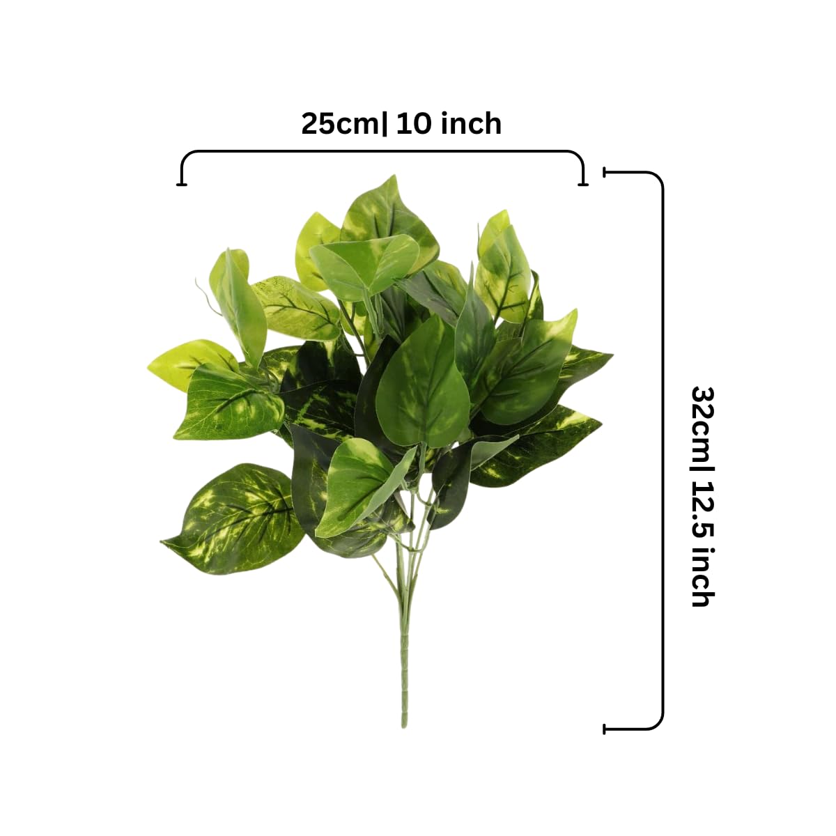 Artificial Money Plant 28 Big Leafs Palm Tree Areca Plant Without Pot -32cm Artificial Plant 4
