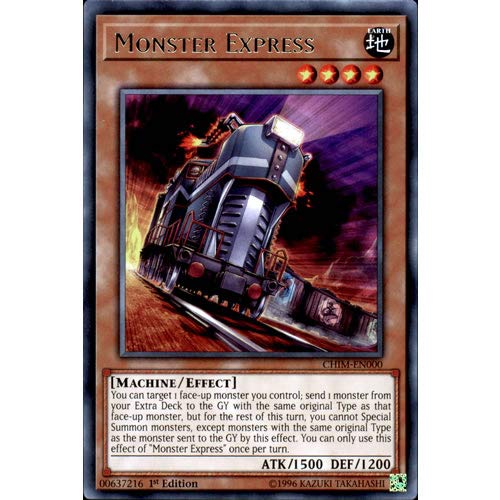 YuGiOh CHIM-EN000 1st Ed Monster Express Rare Card Chaos Impact Single Card