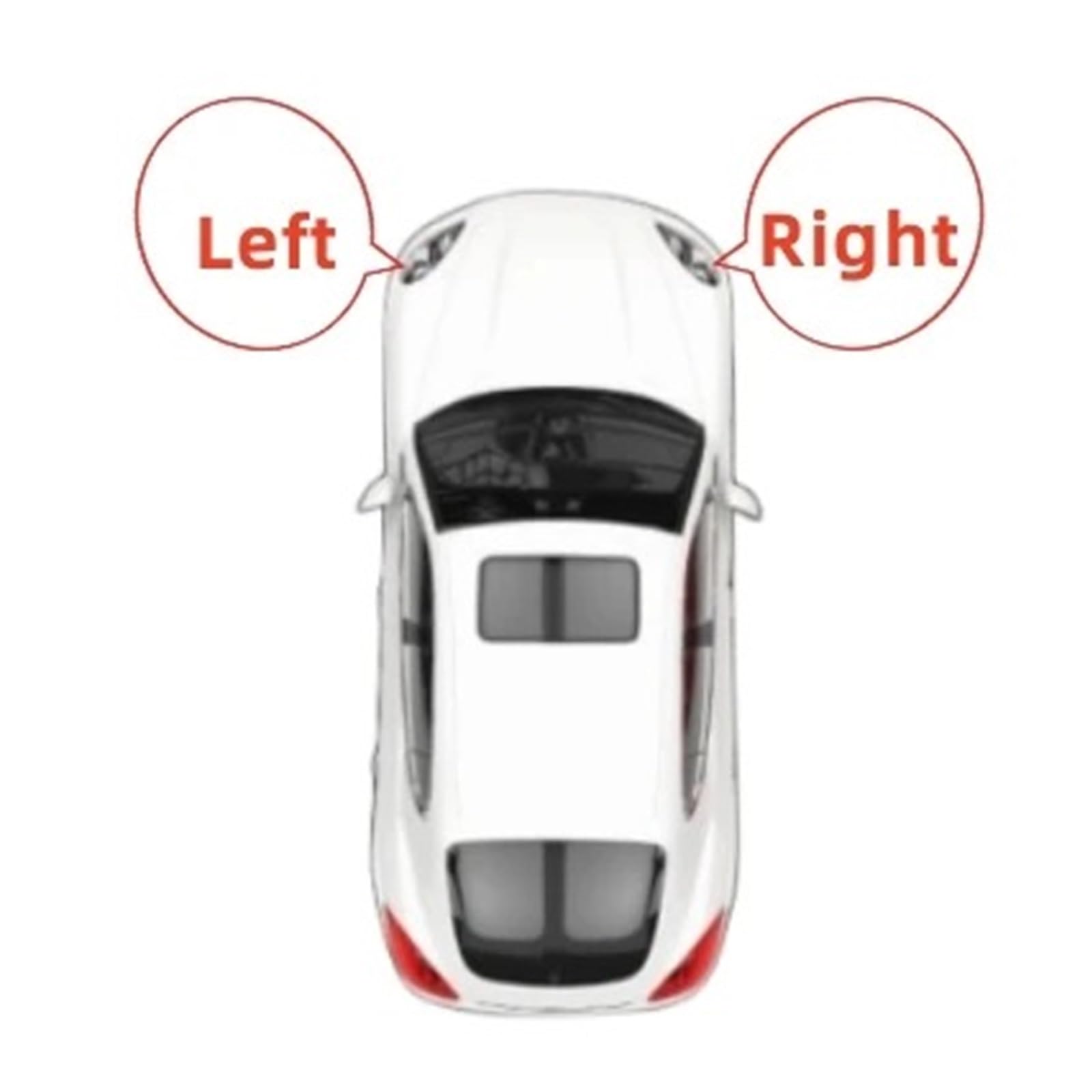 Faro Lente Copertura per Golf 8 per R-Line per GTI 2021 2022 2023 Copertura Faro Paralume Trasparente Guscio Faro Vetro Lente Lenti Fari Anteriori(Left)