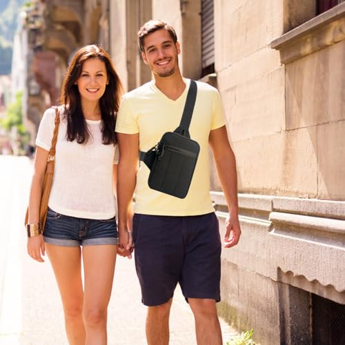 Image of Mini Sling Bag for Men Crossbody,Small Chest Bag Casual Trendy Waterproof Lightweight Phone Crossover Daypack