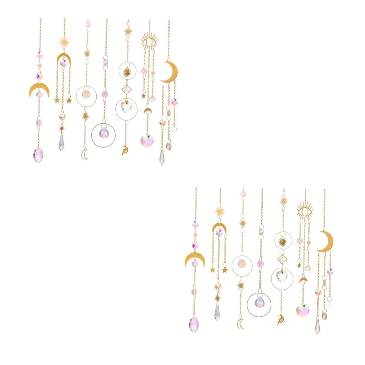 Décoration solaire soleil suspendu pour illuminer votre jardin et fenêtres