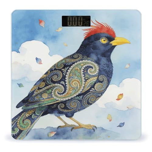 Paisley Bird Báscula Digital Precisa Hasta 180 kg miniatura 1