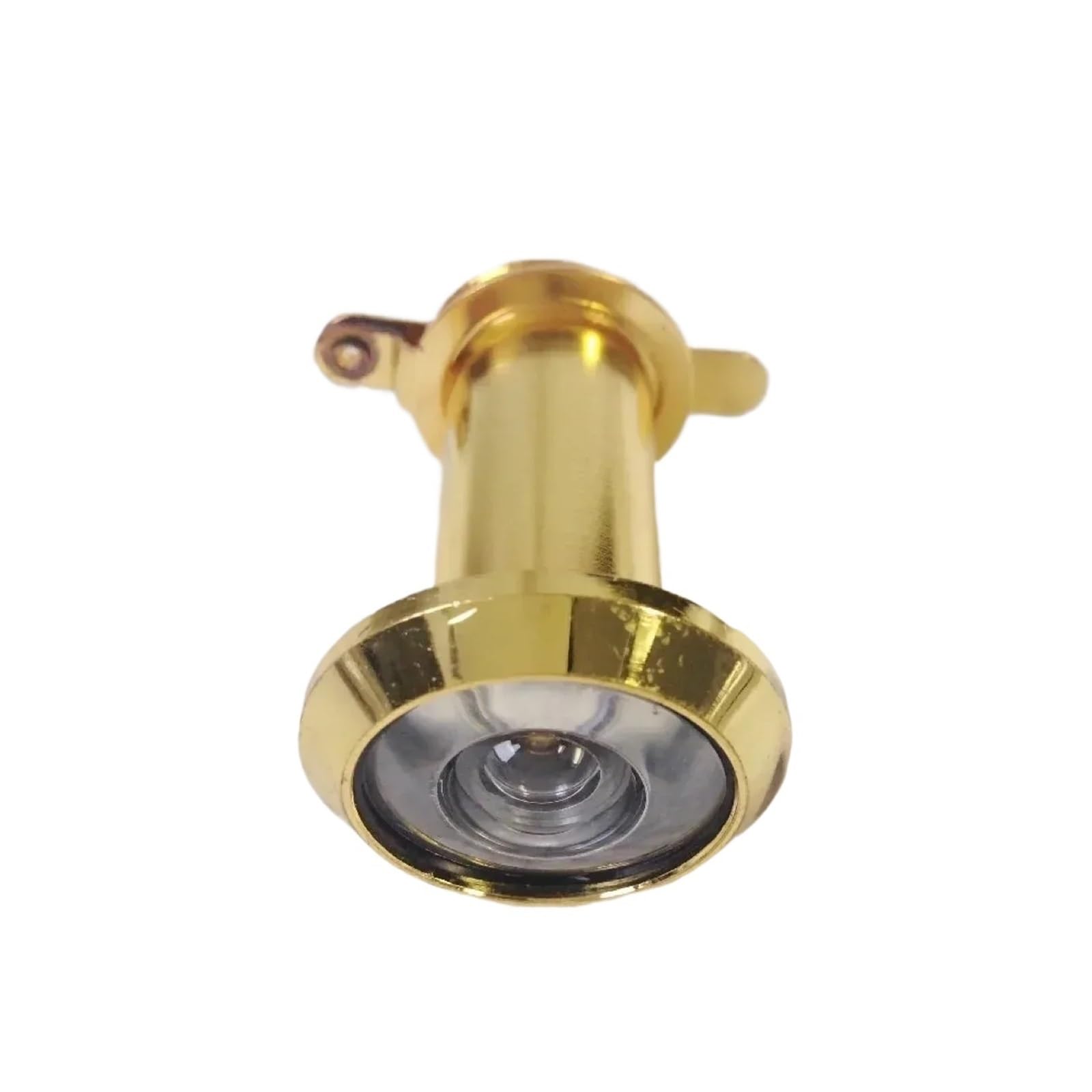 Giuplokid Gold Door Viewer Spy Hole, 220 Degree Wide Angle Door Peephole With Optical Glass Lens Privacy Cover Multicolor(Gold)