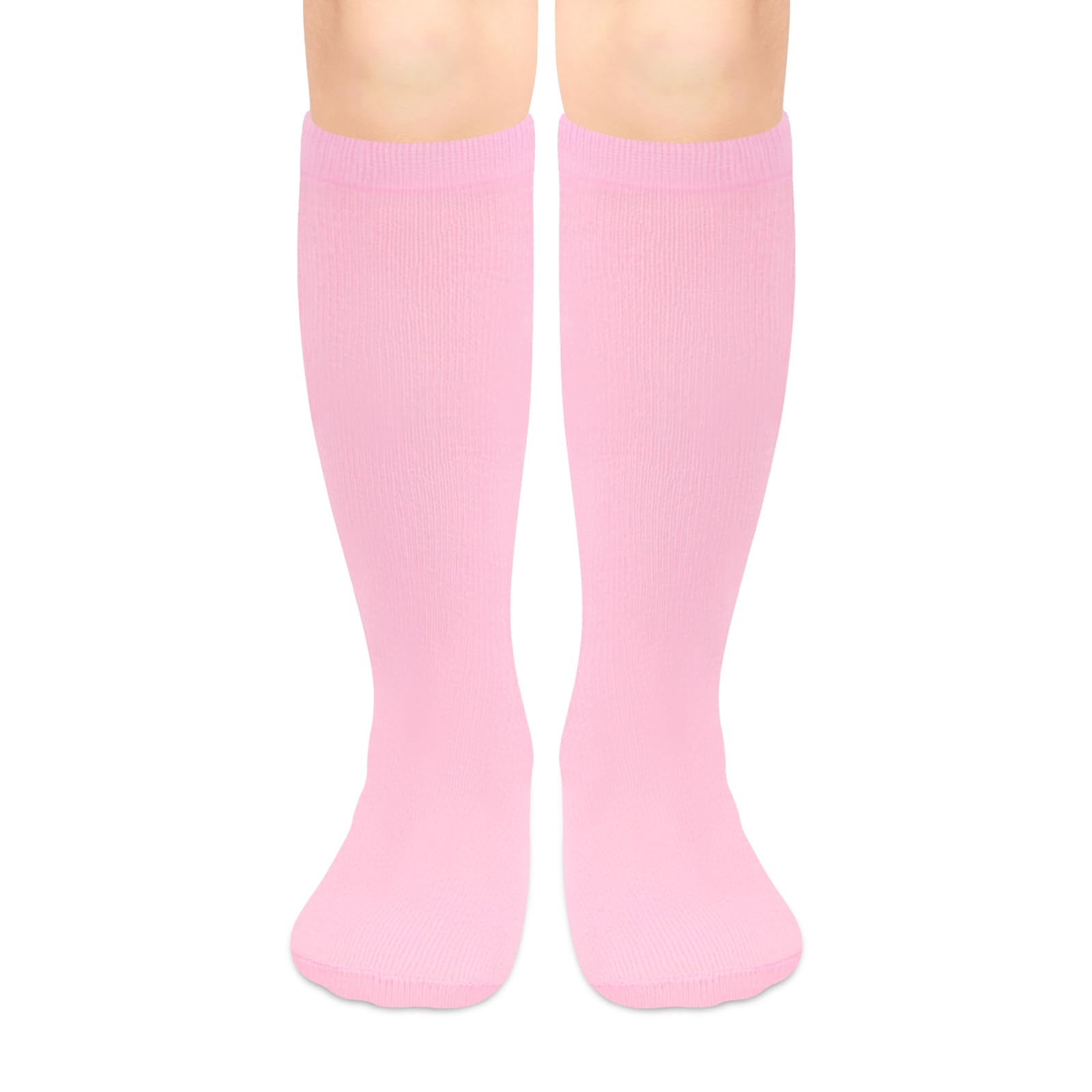 Olreco 1 Pack Toddler Kids Youth Soccer Socks Girls Boys Baseball Socks Youth Knee High Softball Football Accessories Cotton