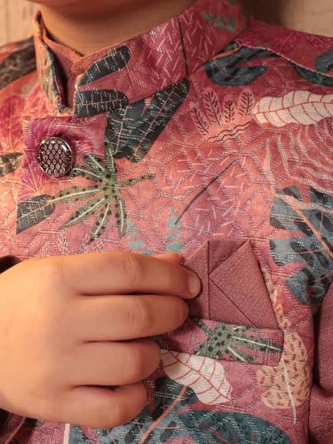 Image of AJ DEZINES Kids Ethnic Wear Kurta Waistcoat and Dhoti Pant for Boys