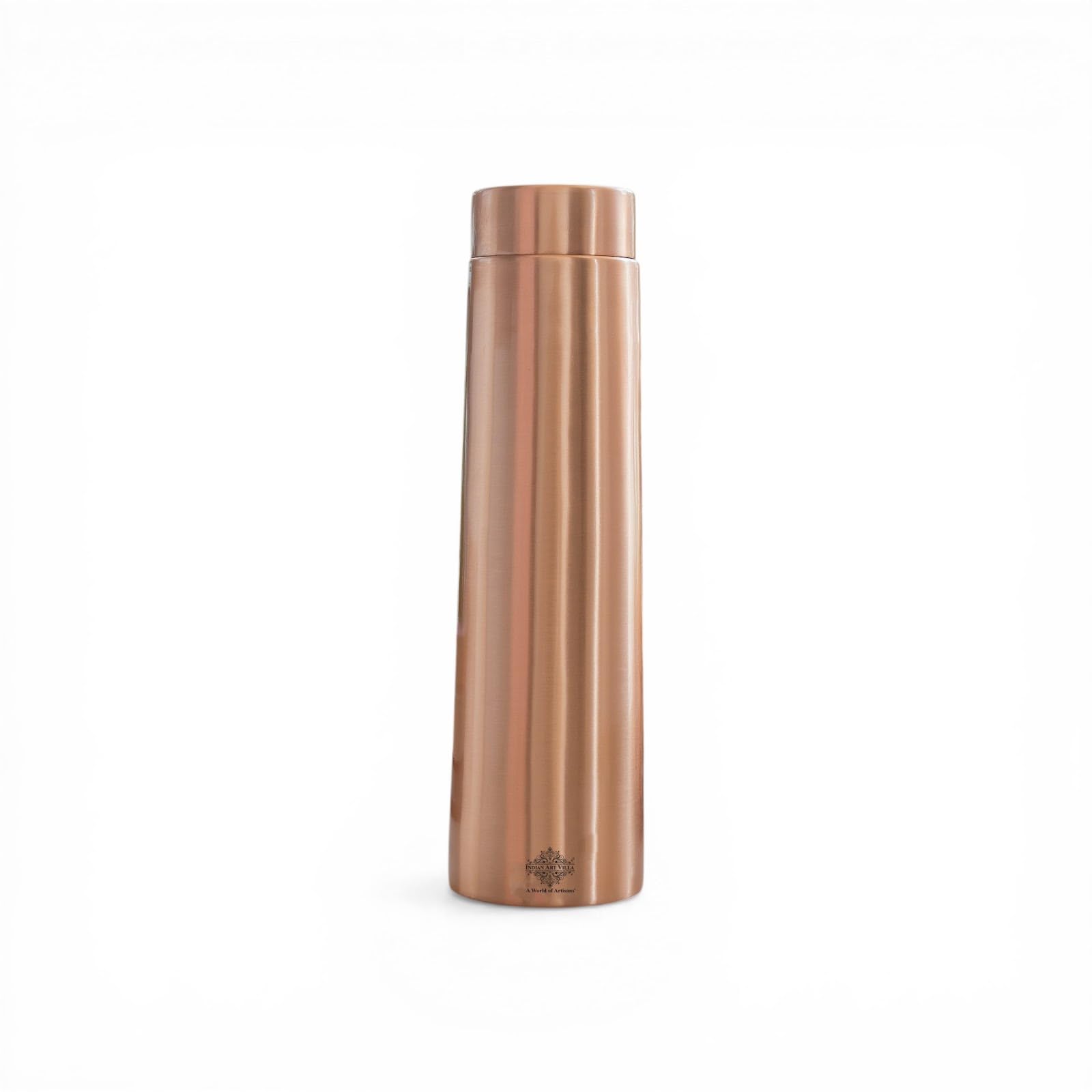 Copper Water Bottle - Ayurvedic Health & Silk Print -10