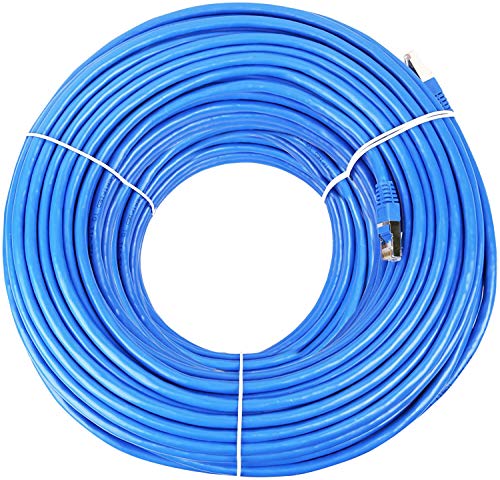 J-Tech Digital Cat6 Ethernet Cable 200 Ft Solid 23AWG UTP 100% Pure Copper for Network and High Performance Video and Audio Transmission [JTECH-CAT6-200ft]