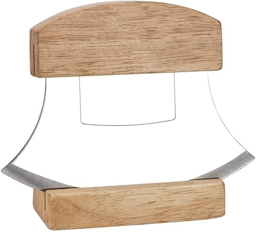 Miniatura 2 de Cuchillo Ulu con soporte de madera