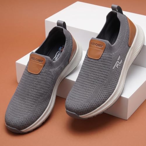 Image of Red Chief Men's Walking Shoe | Low Ankle Slip-On | Comfortable & Lightweight | Synthetic Sole (W7038)
