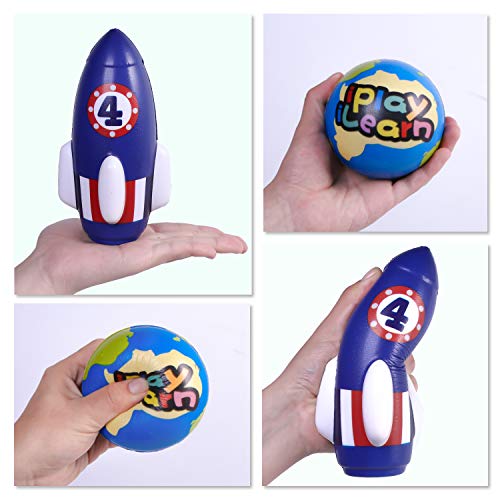 image for iPlay, iLearn Kids Rocket Bowling Set, Soft Indoor Play Game, Toddler 