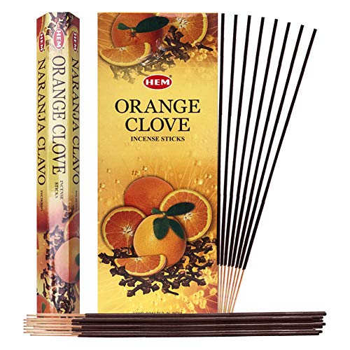 Orange Clove Incense Sticks And Incense Stick Holder Bundle Insence Insense Hem Incense Sticks #TOP1