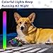 Pipihome Interaktives Hundespielzeug Ball, Hundeball Elektrisch Automatisch Rollender mit LED-Lichtern Spielball, Hundespielzeug Intelligenz für Kleine/mittlere/große Hunde, USB Wiederaufladbar