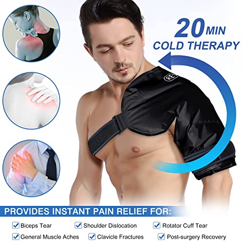 XL Shoulder Ice Pack Rotator Cuff Cold Therapy, Reusable