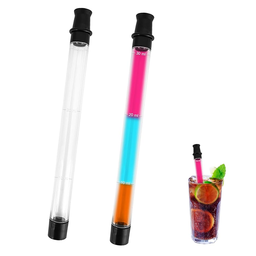 Amazon | ショットストロー2個 ショットチューブホルダー