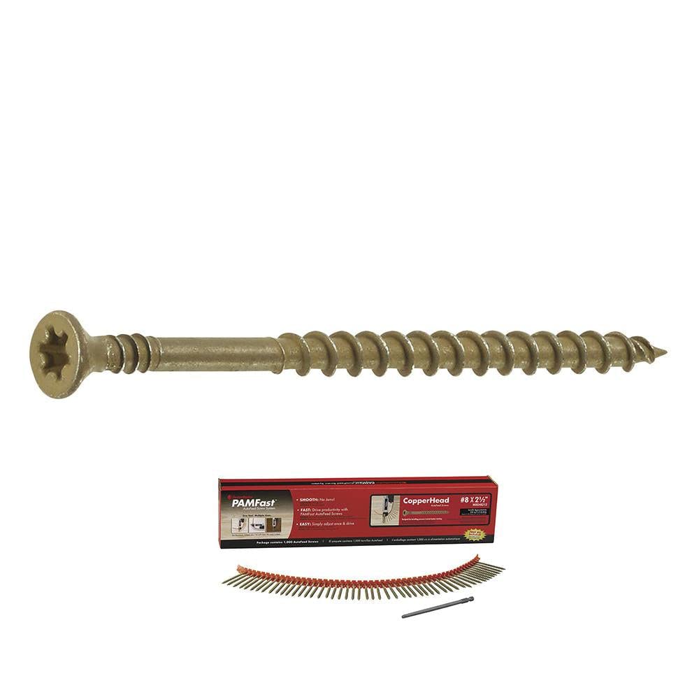 PAMFAST SCRW #8X2-1/2"1M