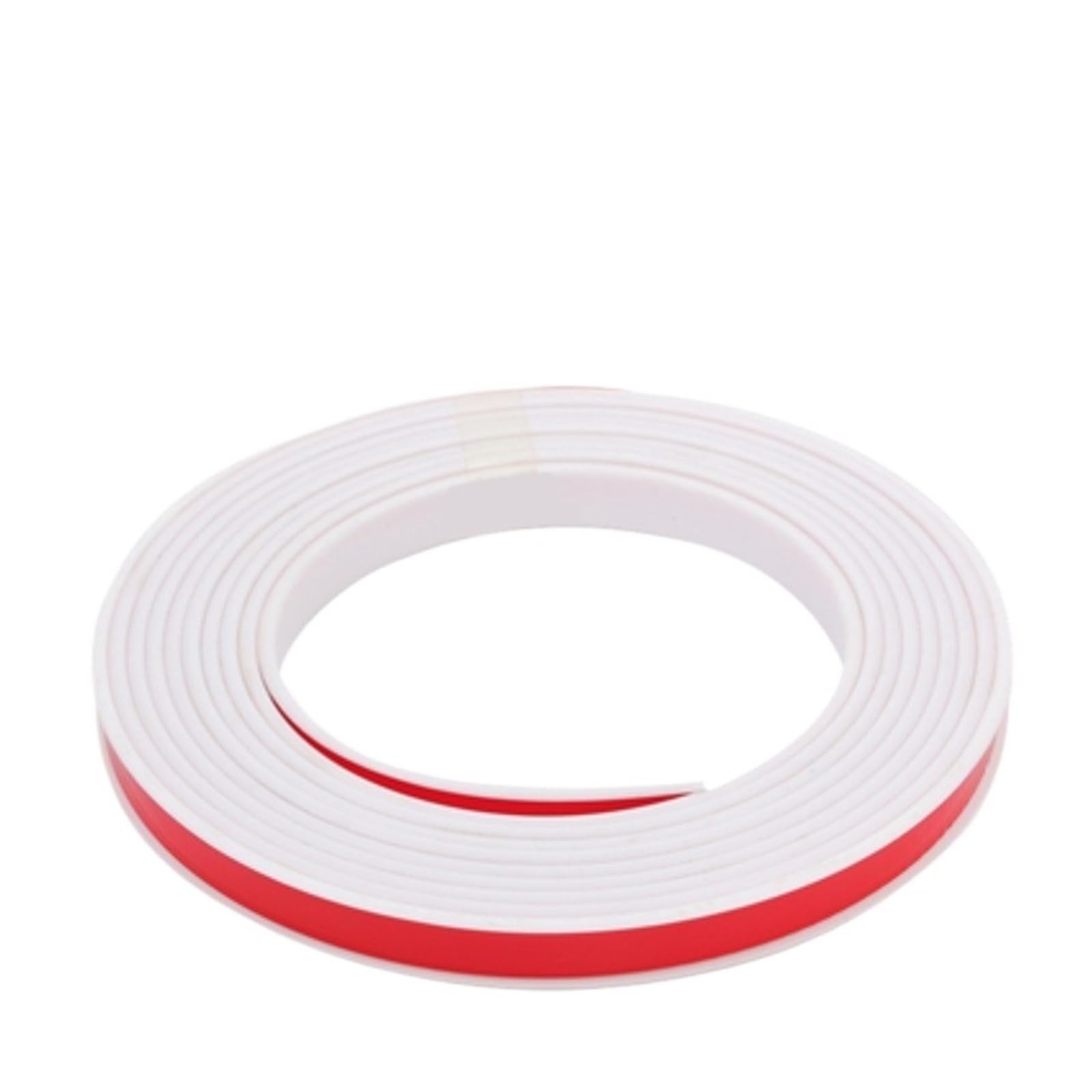 U-Shaped Channel 5M New U-shaped Edge Banding Cabinet Desktop Decorative Strip TPE Wood Furniture Protector Cover Home Decoration(White,12mm)