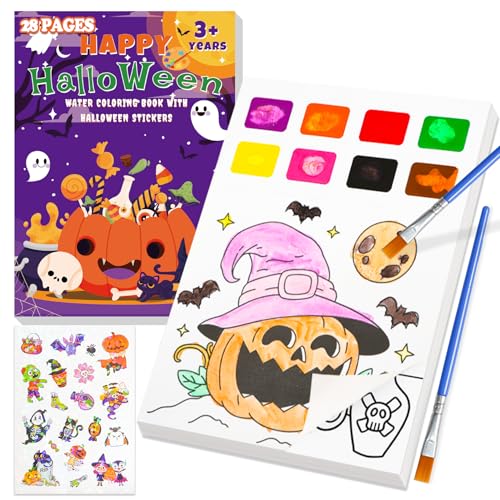 Yeolepor Halloween Crafts for Kids - Paint with Water Books