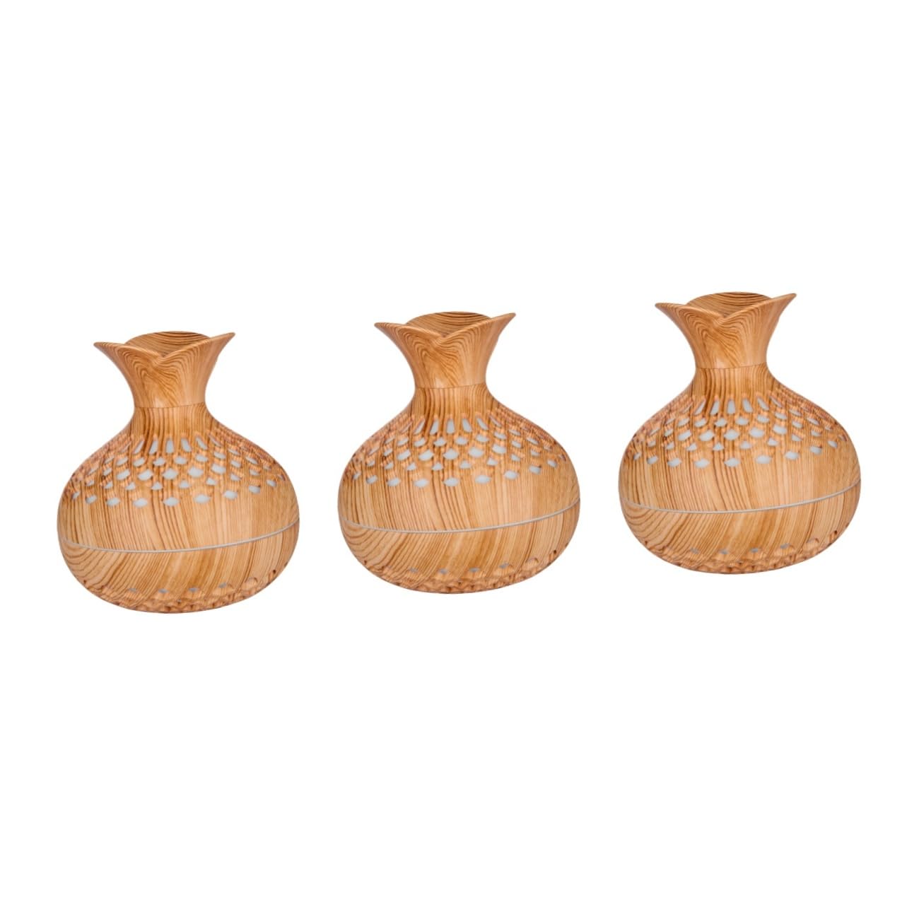 Humidificateurs vases d'aromathérapie USB et diffuseur de voiture miniature en ABS, lot de 3