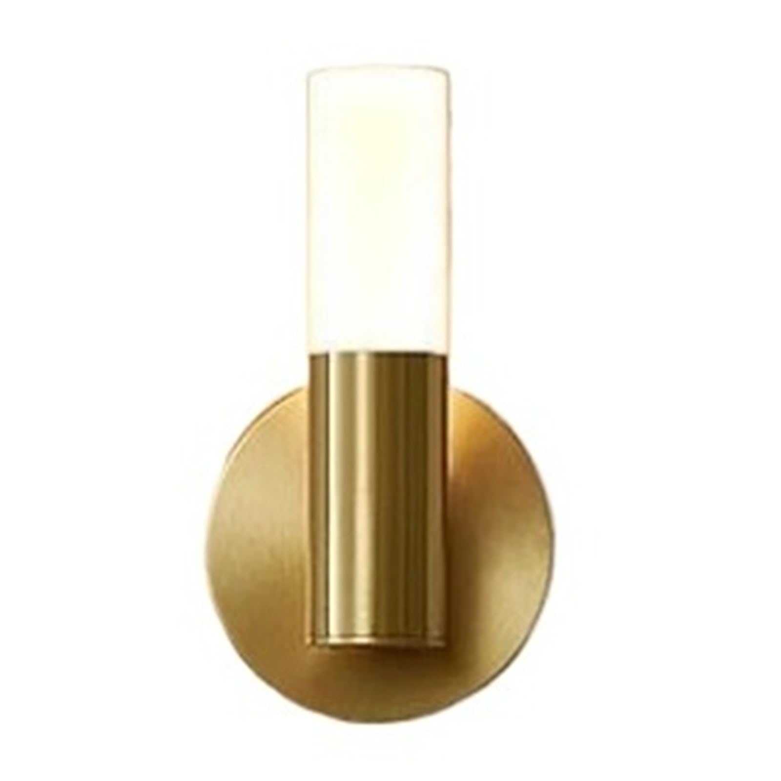 Kexcftg 3 Colors Light Led Wall Lamp Foyer Bedroom Sconce Aisle Dining Room Lighting Clear White Glass Gold Black Luxury Corridor Modern(Gold-Small)
