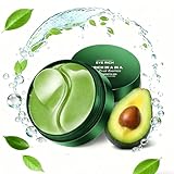 Avocado Eye Mask 60 Pcs,Under Eye Patches for Dark Circles and Puffiness,Hydrating Moisturizing Eye Masks Skincare for Wrinkles, Eye Patches for Women, Under Eye Bags, Reduce Fine Lines