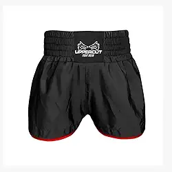 UPPERCUT Calção Muay Thai Kickboxing Adulto Ref-30 Unissex Preto
