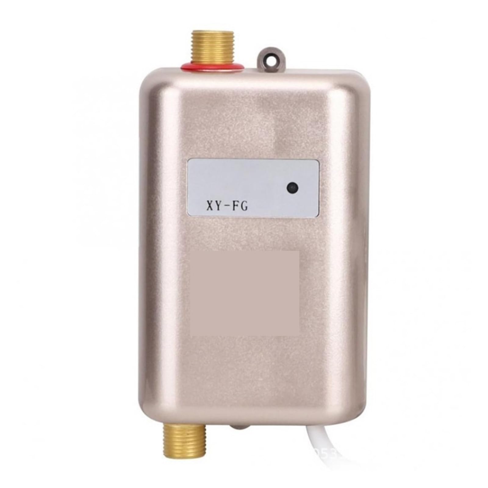 Mooilko Gold 3800W Electric Water Heater Instantaneous Tankless Instant Hot Water Heater Shower Flow Water Boiler Easy To Use(Gold)