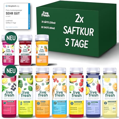 LiveFresh 2x Saftkur Couple & Friends Bundle (2x 5 Tage Saftkur)