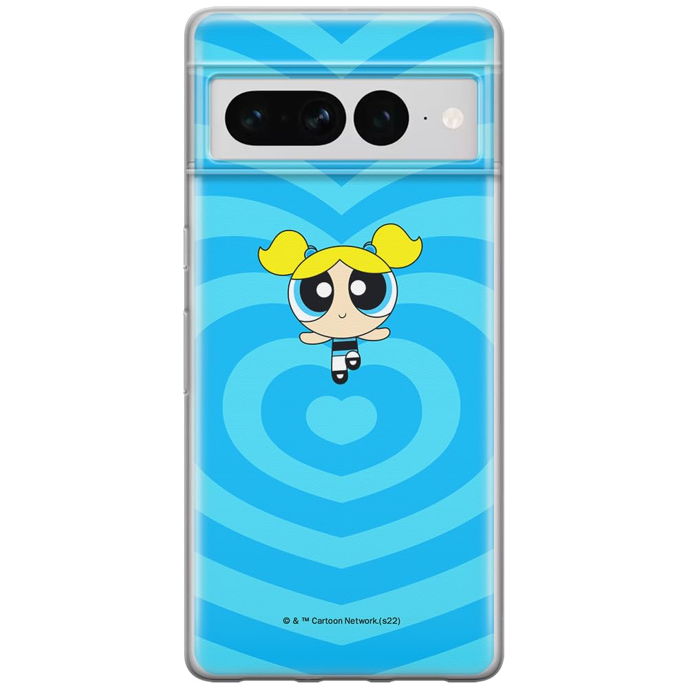ERT GROUP mobile phone case for Google PIXEL 7 PRO original and officially Licensed The Powerpuff Girls pattern 006 optimally adapted to the shape of the mobile phone, case made of TPU