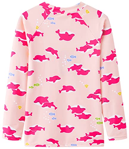 Image of UMELOK Toddler and Little Girls Rash Guard Sets with Bikini Bottom Swimwear | UPF 50+ Sun Protection