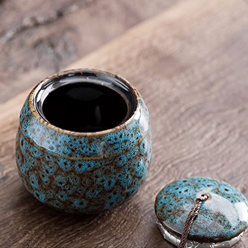 Small Urns for Human Ashes, Decorative Cremation Keepsakes Made of Ceramic, Mini Urns for Adult Ashe, Funeral for Pet, Small Amount of Cremated Remains, Display Burial at Home Offi image 5