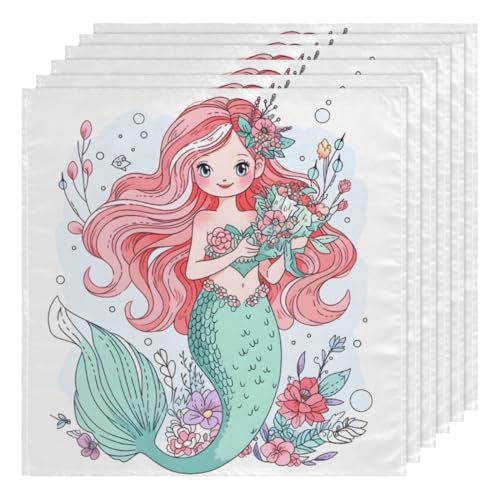 Servilletas de Tela Multicolor Set x6 50.5x50.5 cm miniatura 1