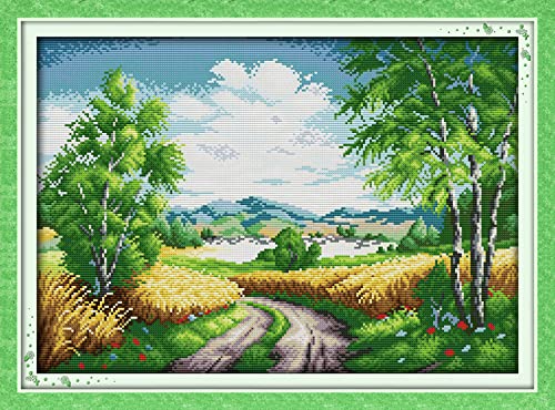 Peinture au diamant 5D kit anti-stress pour créer une broderie mosaïque paysage