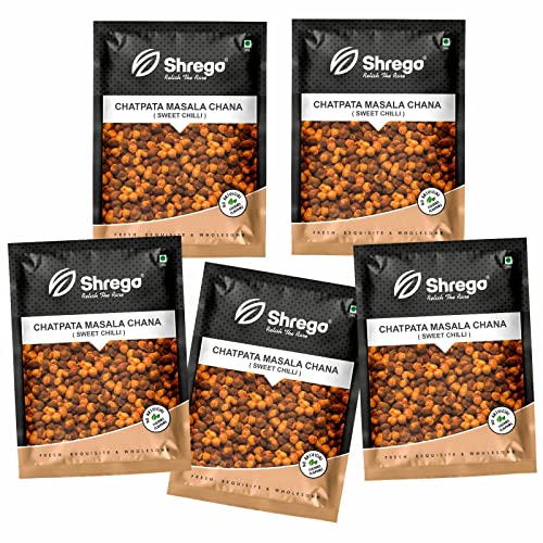 Image of SHREGO Chatpata Masala Roasted Bhuna Chana, Sweet Chilli, Snacks & Namkeen (750 Gm)