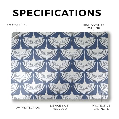 Image of Laptop Skin Compatible with Alienware M18 R2 (2024) - Feather Duster - Premium 3M Vinyl Protective Wrap Decal Cover - Easy to Apply | Crafted in The USA by MightySkins