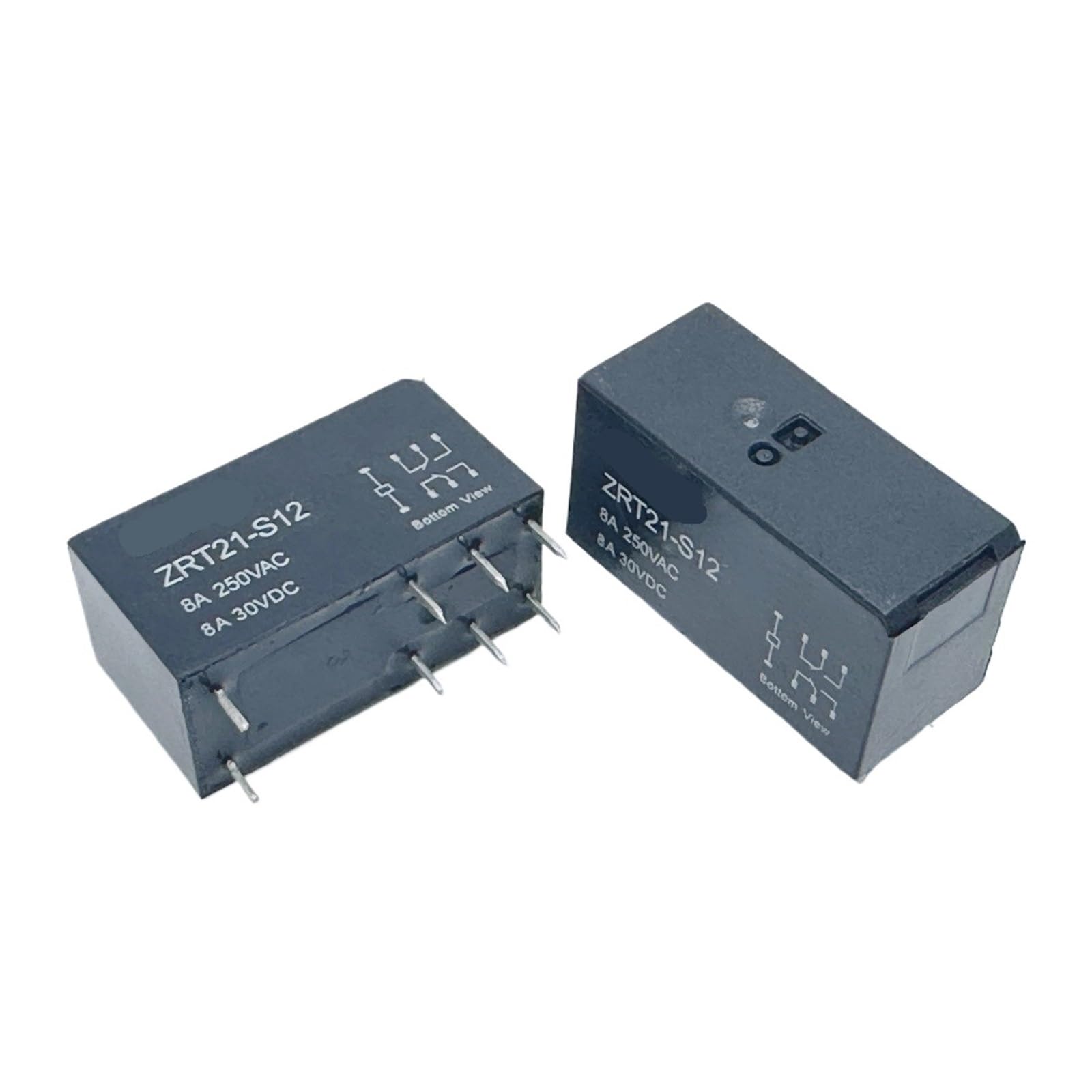 YZWRWRMKTB 1pc ZRT21-S12 (115F2C-12V-8A) Relay 8pins