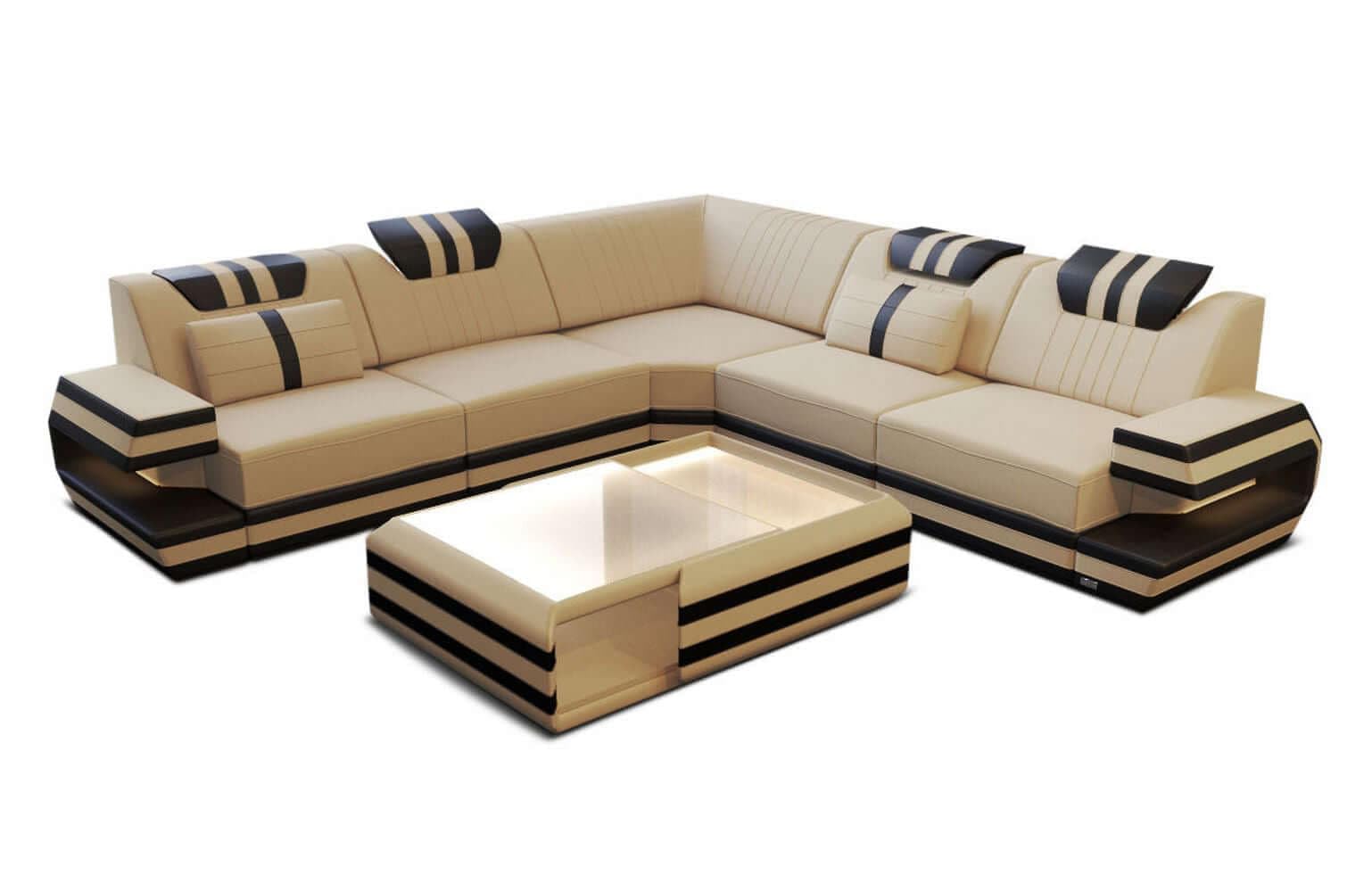 Sofa Dreams Couch Ragusa L-Form in Stoff